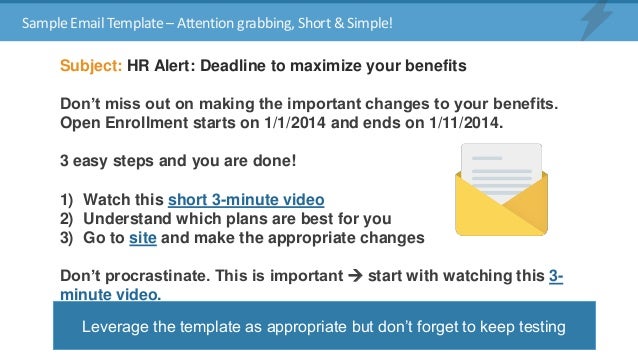 open enrollment notice to employees